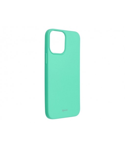 Husa iPhone 14 Pro Max, Protectie Jelly, Silicon Mint